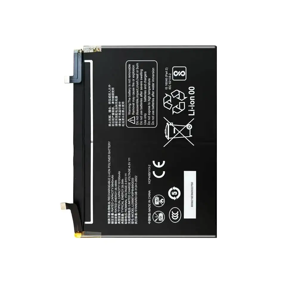 Fast Shipping Long Lasting 10100Mah LI3998T45P8HB9G033 Tablet Battery For Zte Red Magic Esports Pro
Fast Shipping Long Lasting 10100Mah LI3998T45P8HB9G033 Tablet Battery For Zte Red Magic Esports Pro