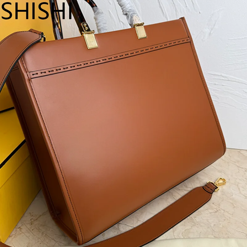 SHISHI New Luxury Designer Genuine Leather Tote Bag for Women Large Capacity Convertible Shoulder Handbag for Commuter Travel
SHISHI New Luxury Designer Genuine Leather Tote Bag for Women Large Capacity Convertible Shoulder Handbag for Commuter Travel