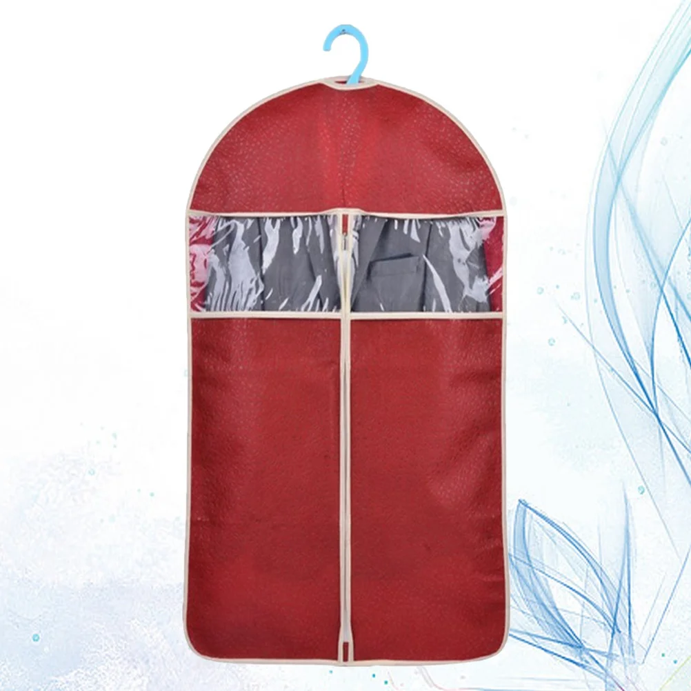 Dark Red High-End Embossing Clothes Dust Cover Suit Storage Bag Garment Organizer Dustproof Protector Case Size L
Dark Red High-End Embossing Clothes Dust Cover Suit Storage Bag Garment Organizer Dustproof Protector Case Size L