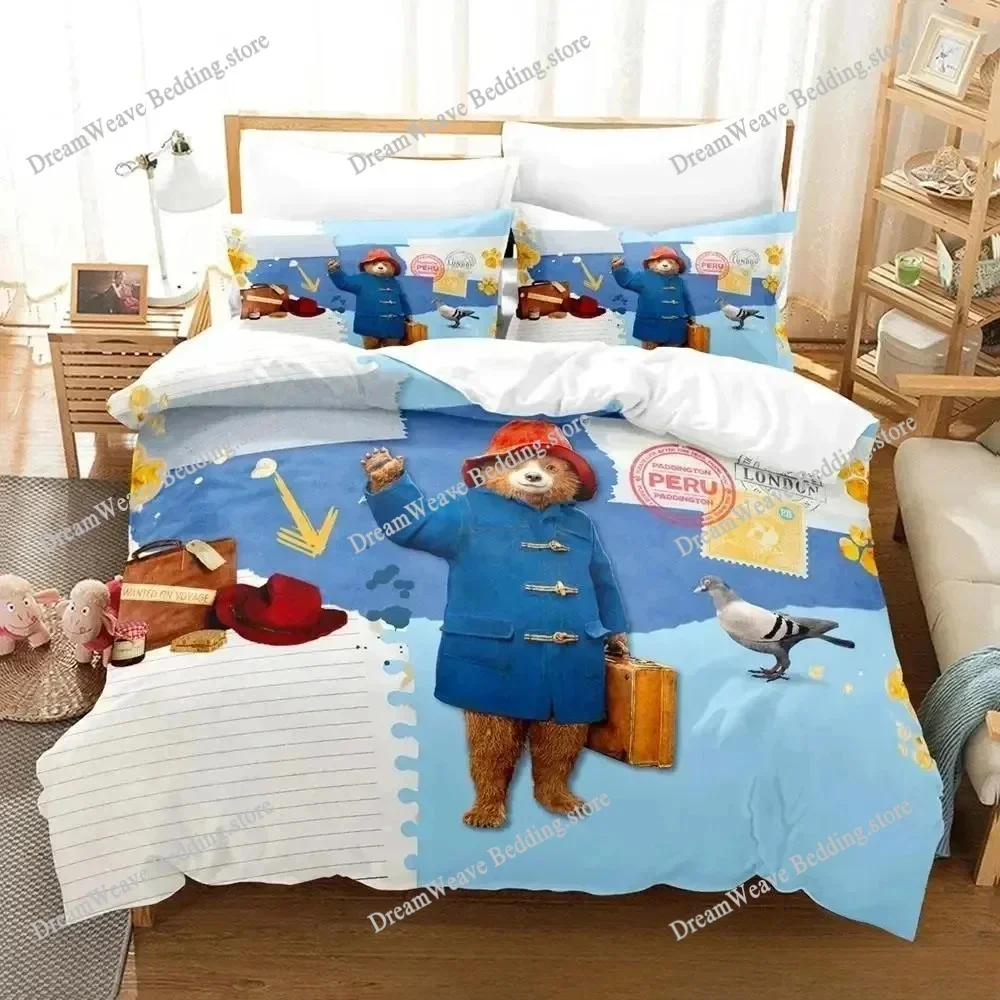 Exquisite 3D Paddington Wallpaper Cartoon Bear Digital Printing Bedding Set Duvet Cover Comforter Bed Youth Kids Girls Gift963
Exquisite 3D Paddington Wallpaper Cartoon Bear Digital Printing Bedding Set Duvet Cover Comforter Bed Youth Kids Girls Gift963