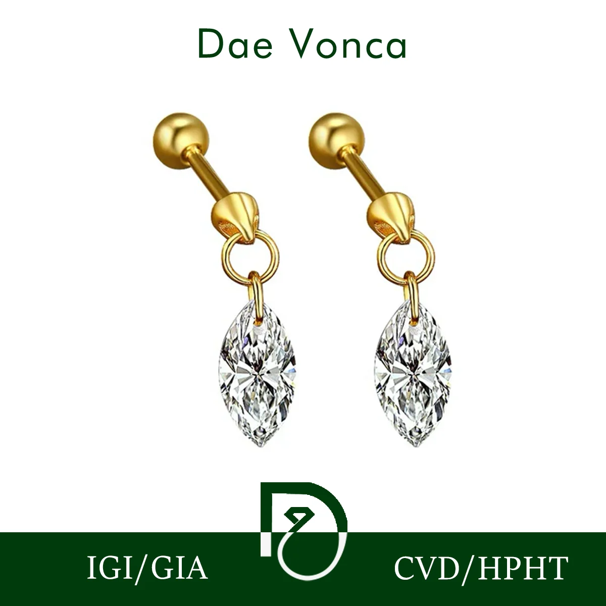9K 14K 18K Yellow Gold Lab Diamond Earrings Marquise Cut Lab Diamond Dangle Earrings VS/VVS CVD/HPHT Real Lab Diamond Jewelry
9K 14K 18K Yellow Gold Lab Diamond Earrings Marquise Cut Lab Diamond Dangle Earrings VS/VVS CVD/HPHT Real Lab Diamond Jewelry