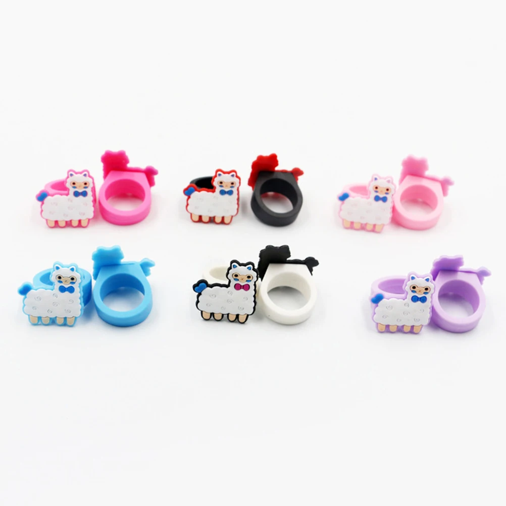 25pcs Alpaca Design Rings PVC Finger Rings Adorable Decorative Jewelry Birthday Party Favors Gifts (Assorted and Color)
25pcs Alpaca Design Rings PVC Finger Rings Adorable Decorative Jewelry Birthday Party Favors Gifts (Assorted and Color)