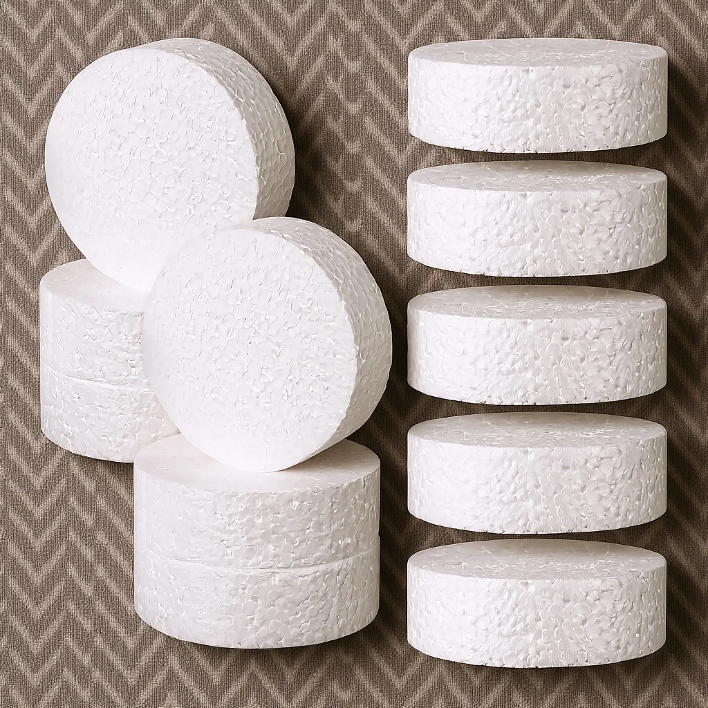 18pcs Discs 6 Inch Round Craft Foam Lightweight Cake Decorating Models Wedding Display Baking Practicing Tool Fake Cake Rounds
18pcs Discs 6 Inch Round Craft Foam Lightweight Cake Decorating Models Wedding Display Baking Practicing Tool Fake Cake Rounds