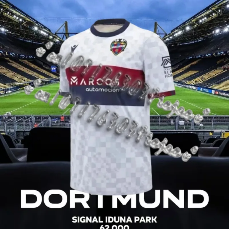 24-25 New Hot Shirt La Liga 2 Team Levante Team Shirt Round Neck Men's and Women's T-shirt Motorcycle Quick Dry Casual T-shirt
24-25 New Hot Shirt La Liga 2 Team Levante Team Shirt Round Neck Men's and Women's T-shirt Motorcycle Quick Dry Casual T-shirt