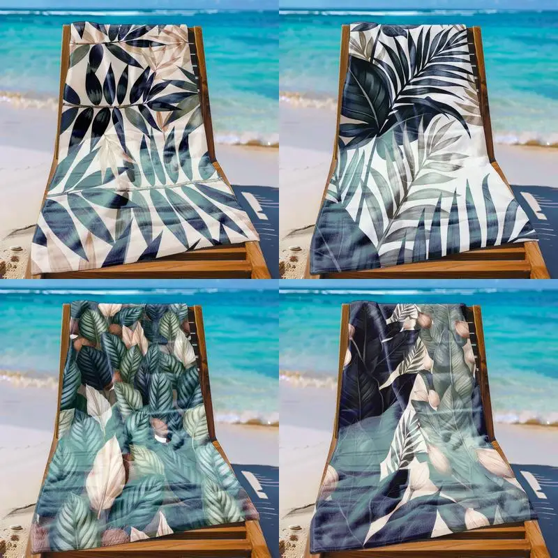 Tropical Leaf Beach Towel Patterned Sunscreen And Windproof Suitable For Swimming Pool Camping Travel Blanket
Tropical Leaf Beach Towel Patterned Sunscreen And Windproof Suitable For Swimming Pool Camping Travel Blanket