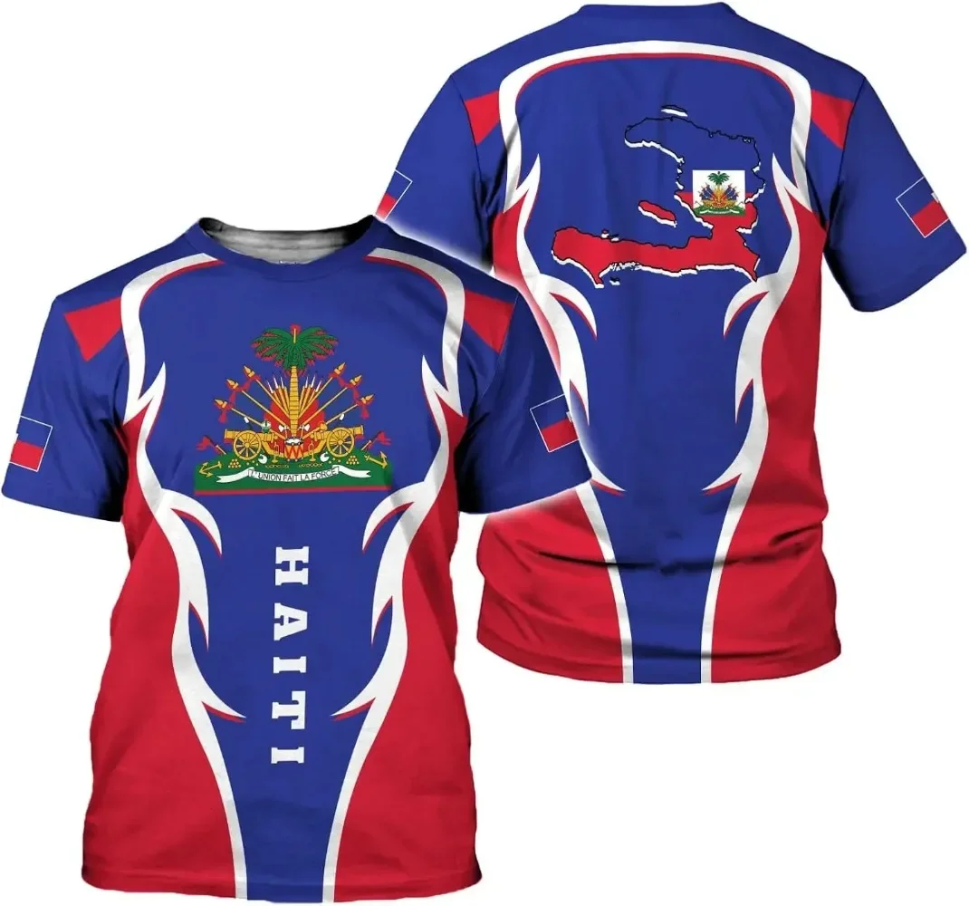 2025 New Haitian Flag Graphic 3D Printed T-shirt Haitian National Emblem Fashion Men's Tops National Day Gifts Personalized Tee
2025 New Haitian Flag Graphic 3D Printed T-shirt Haitian National Emblem Fashion Men's Tops National Day Gifts Personalized Tee