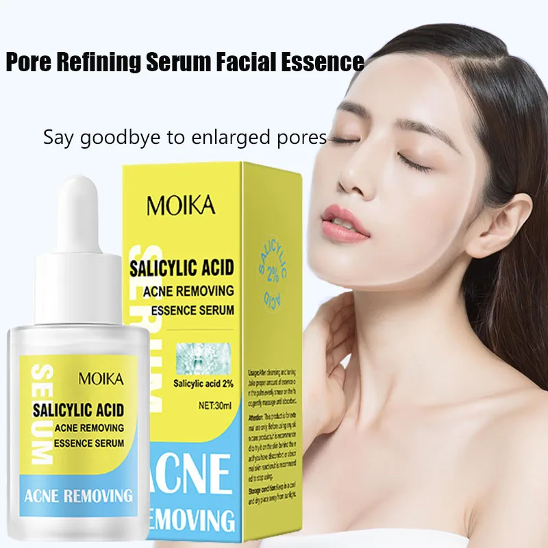 Salicylic Acid Pore Shrink Face Serum Hyaluronic Acid Moisturizing Nourish Smooth Pores Repair Essence Firm Facial Skin Care
Salicylic Acid Pore Shrink Face Serum Hyaluronic Acid Moisturizing Nourish Smooth Pores Repair Essence Firm Facial Skin Care