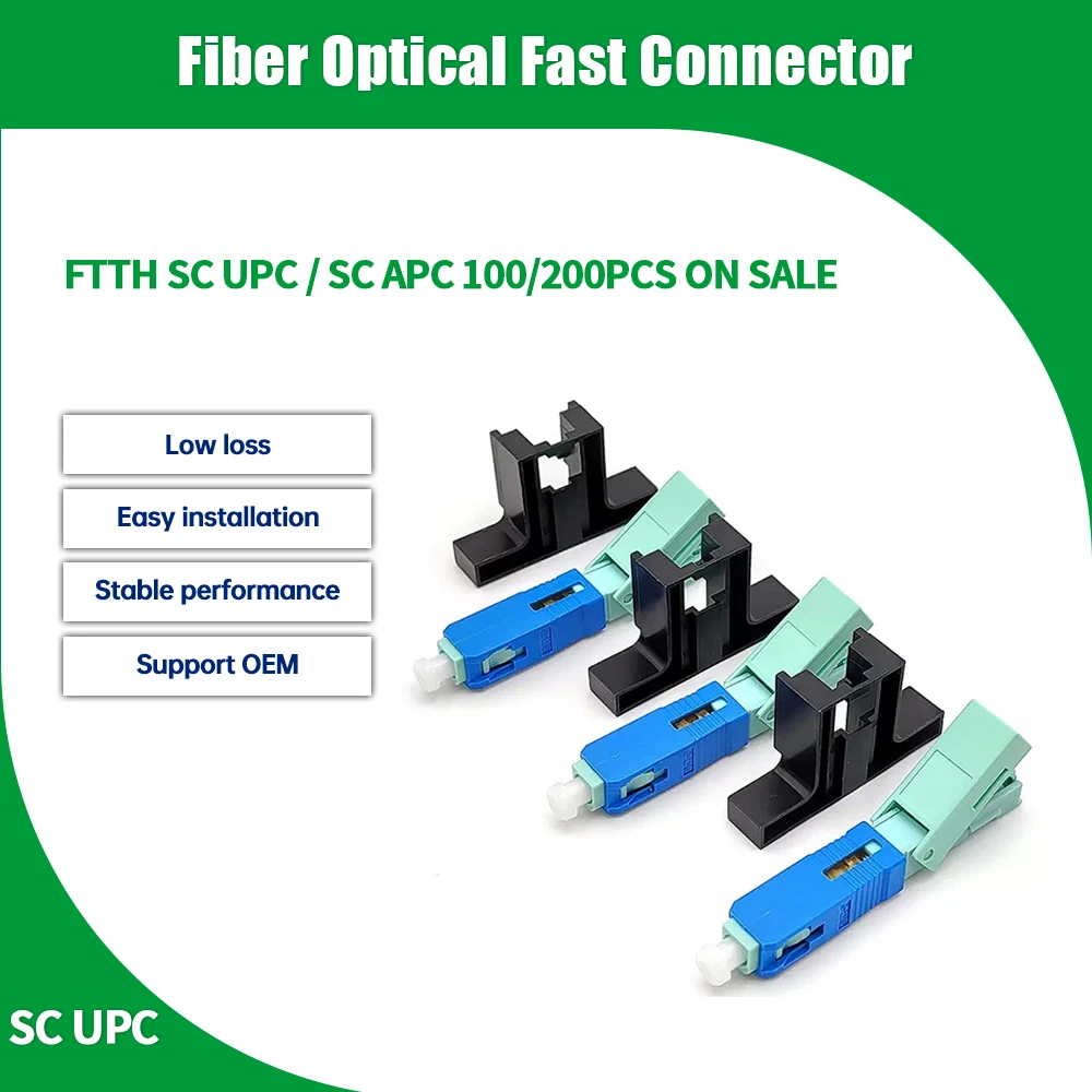 100/200 шт. 53 мм SC UPC APC одномодовый оптоволоконный быстрый разъем FTTH оптоволоконный быстрый разъем полевая сборка холодный разъем
100/200 шт. 53 мм SC UPC APC одномодовый оптоволоконный быстрый разъем FTTH оптоволоконный быстрый разъем полевая сборка холодный разъем