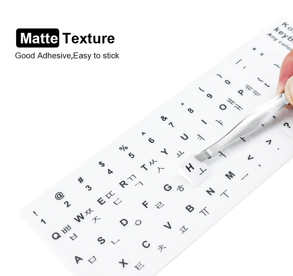 3pcs Korean Keyboard Replacement, Universal Stickers for Computer
3pcs Korean Keyboard Replacement, Universal Stickers for Computer