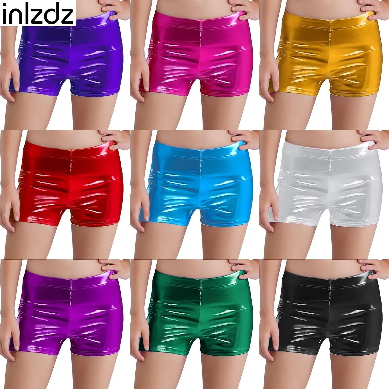 2025 New Kids Boys Girls Jazz Dance Shorts Metallic Shiny Shorts Elastic Waistband Boxer Shorts for Stage Performance Prom Party
2025 New Kids Boys Girls Jazz Dance Shorts Metallic Shiny Shorts Elastic Waistband Boxer Shorts for Stage Performance Prom Party