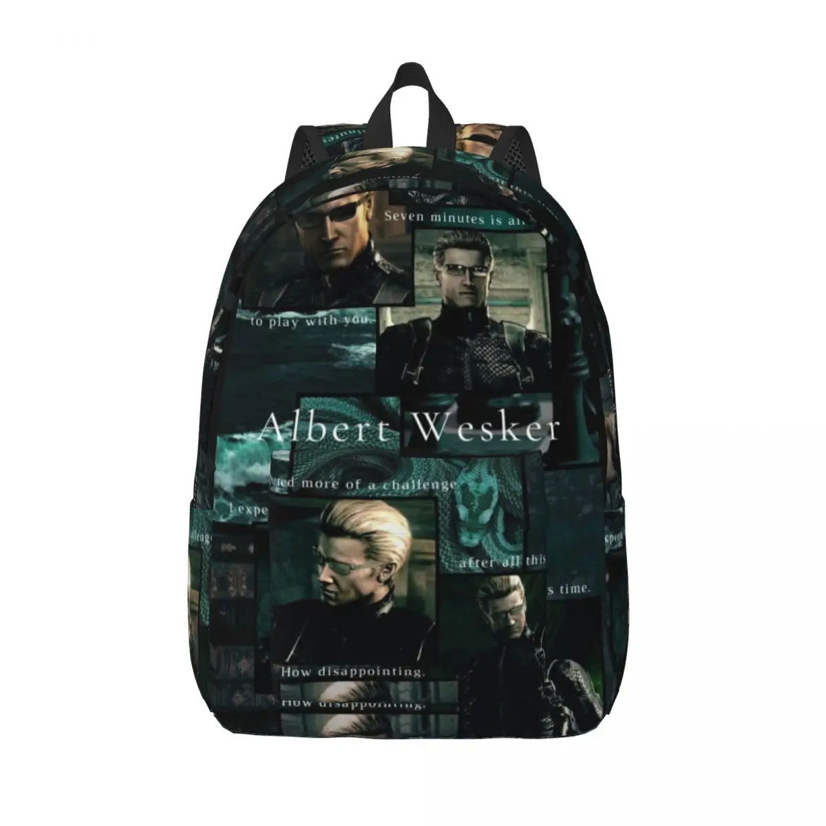 Albert Wesker Residented Evils Game Cool Backpack Sports High School Work Daypack for Men Women College Shoulder Bag
Albert Wesker Residented Evils Game Cool Backpack Sports High School Work Daypack for Men Women College Shoulder Bag