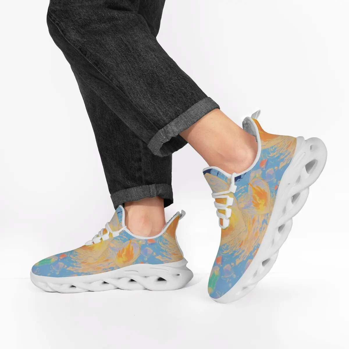 Plush Lightweight Slip on Sneakers Colorful Abstract Flame Pattern Fleece-Lined Casual Sports Shoes Outdoor Sneakers for Kids
Plush Lightweight Slip on Sneakers Colorful Abstract Flame Pattern Fleece-Lined Casual Sports Shoes Outdoor Sneakers for Kids