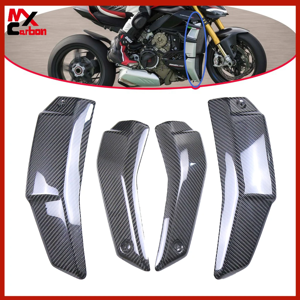Motorcycle Accessories Side Plate Full Carbon Fiber Front Side Deflector For DUCATI Streetfighter V4 V4S 2018-2023
Motorcycle Accessories Side Plate Full Carbon Fiber Front Side Deflector For DUCATI Streetfighter V4 V4S 2018-2023