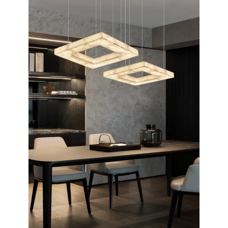 Modern Square Snowflake Plaster chandelier designer light, lustre luminaire for dining room ceiling lighting, dimming
Modern Square Snowflake Plaster chandelier designer light, lustre luminaire for dining room ceiling lighting, dimming