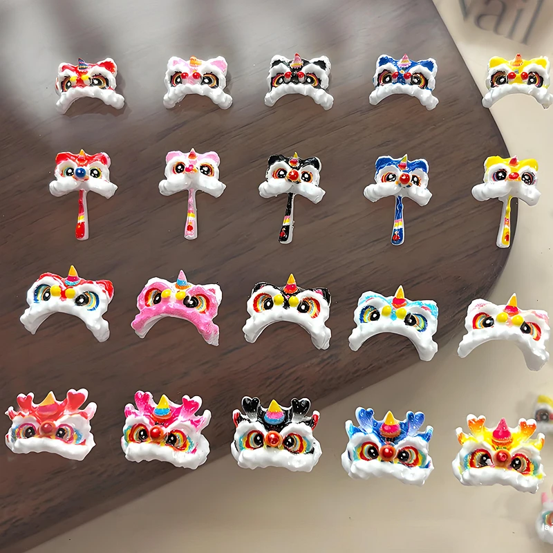 30PCS Chinese Style Lion Dance Nail Art Accessories Charms For Lunar New Year Nails Decoration Manicure Decor Supplies Material
30PCS Chinese Style Lion Dance Nail Art Accessories Charms For Lunar New Year Nails Decoration Manicure Decor Supplies Material