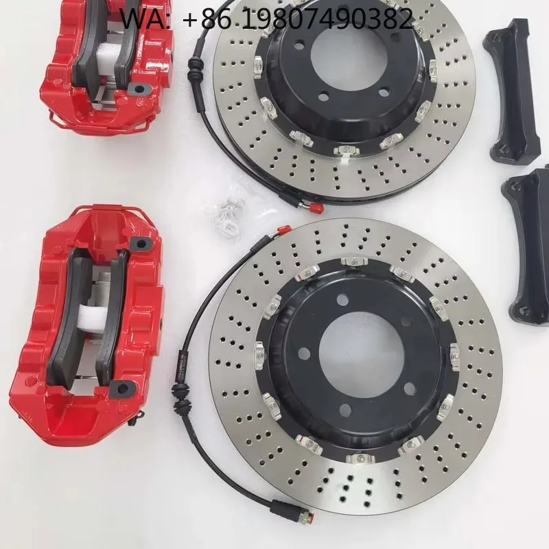 405*34mm Aluminum Front Brake Disc Rotor Caliper Kit High Performance Big Brake System For Off-Road Pickup Upade Parts
405*34mm Aluminum Front Brake Disc Rotor Caliper Kit High Performance Big Brake System For Off-Road Pickup Upade Parts