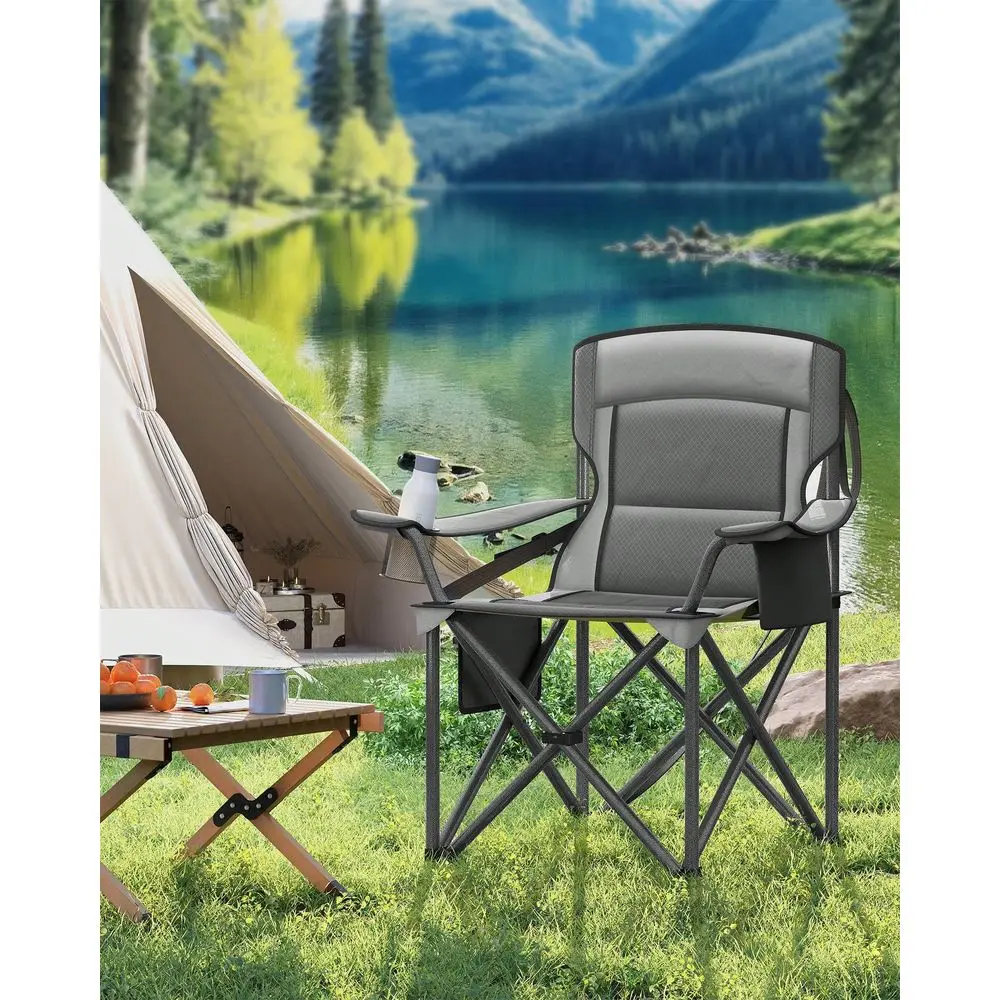 Camping Chair, Outdoor Folding Chair With Cup Holder, Sports Chair, Foam Padding, Foldable, Weight Capacity 450 Lb, Beach Chair
Camping Chair, Outdoor Folding Chair With Cup Holder, Sports Chair, Foam Padding, Foldable, Weight Capacity 450 Lb, Beach Chair