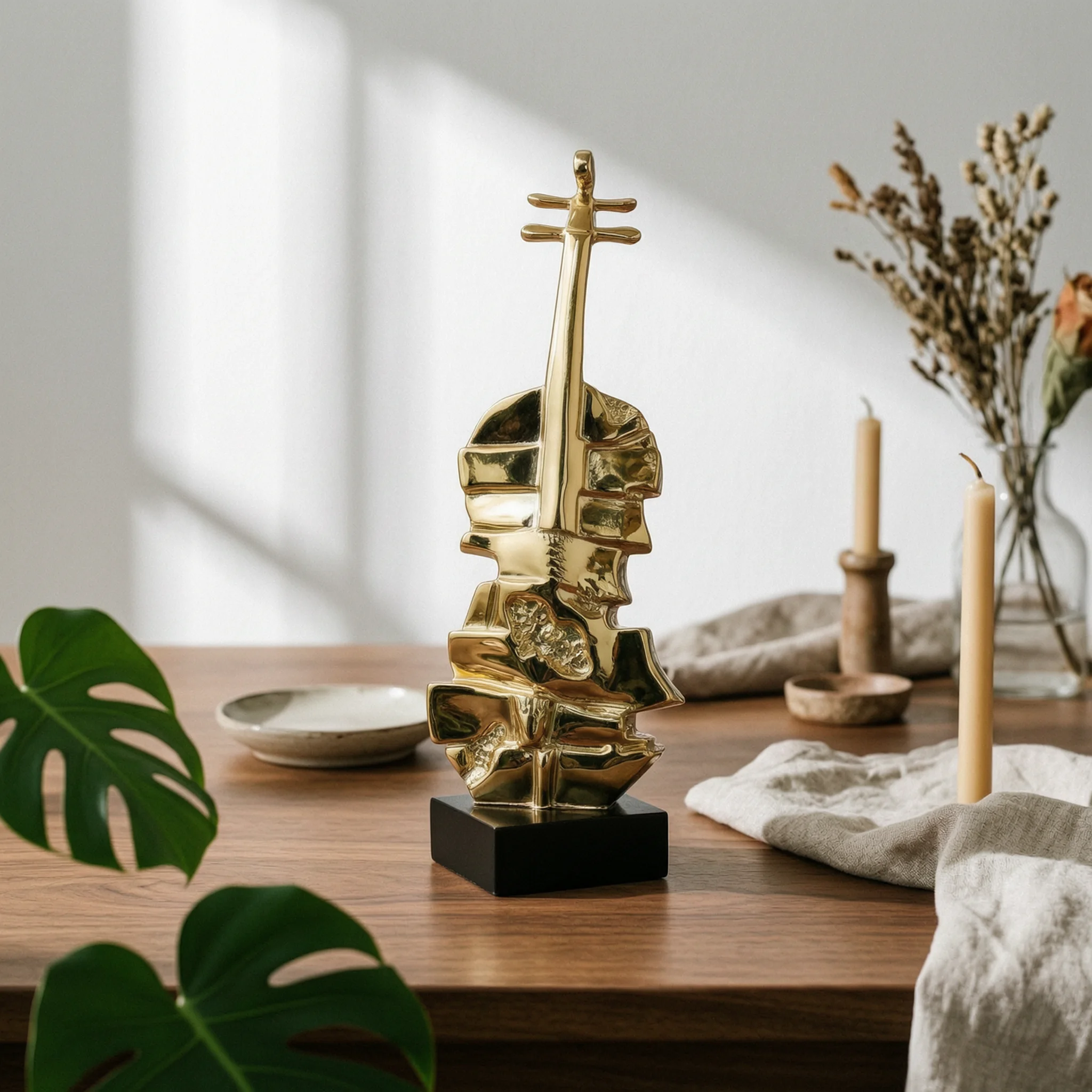 Violin Figurine Polished Violin Sculpture Decor Decorative Artistic for Music Lovers, Shelf, Desk
Violin Figurine Polished Violin Sculpture Decor Decorative Artistic for Music Lovers, Shelf, Desk