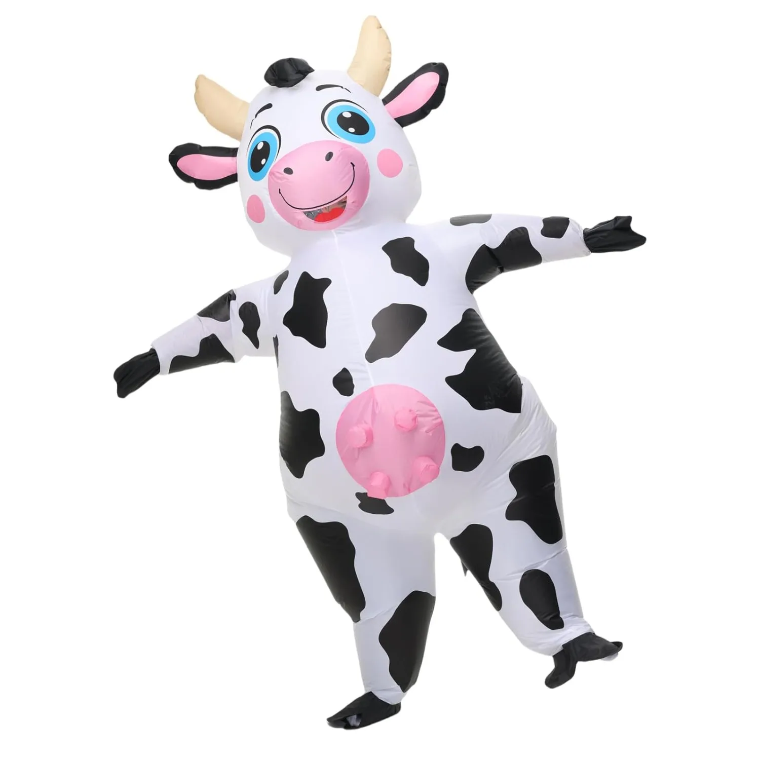 Inflatable Cow Costume for Adults, Funny Blow Up Animal Cow Suit for Cosplay Party Christmas Halloween Parade Carnival Festival
Inflatable Cow Costume for Adults, Funny Blow Up Animal Cow Suit for Cosplay Party Christmas Halloween Parade Carnival Festival