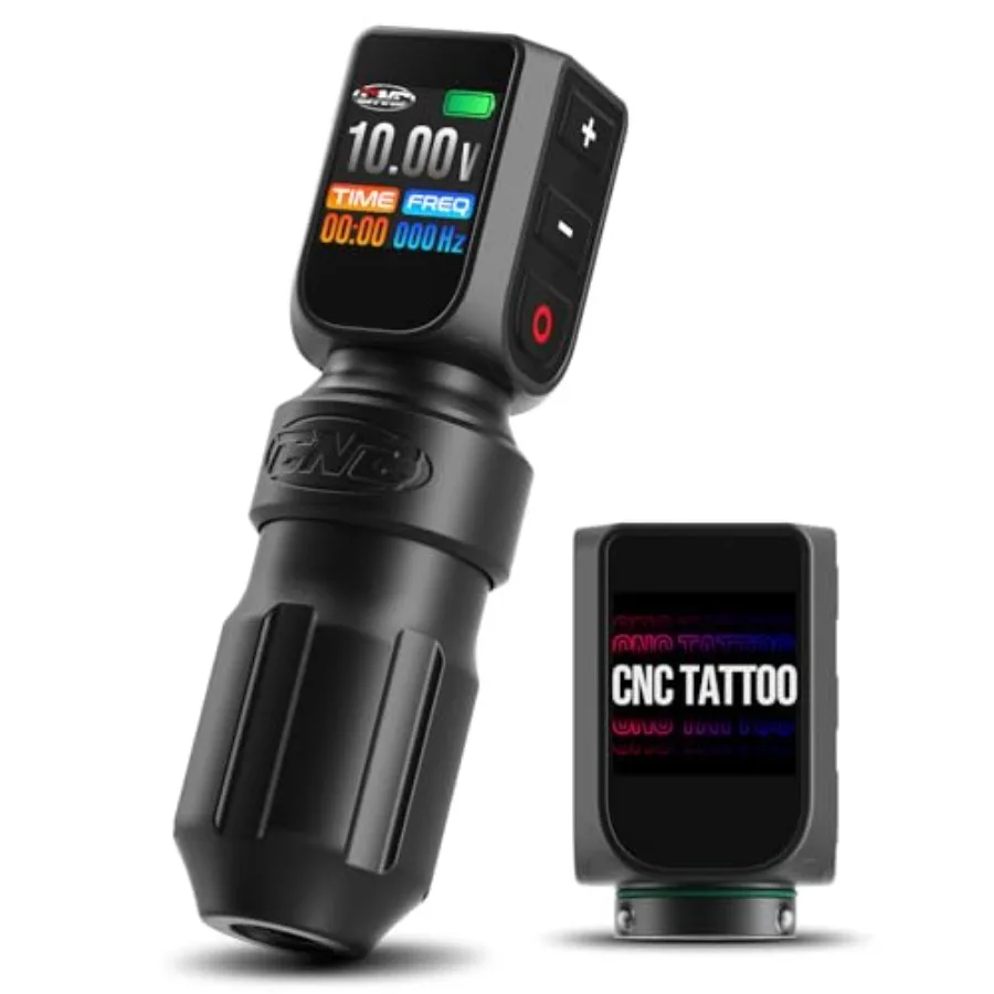 Wireless Tattoo Gun Rotary Pen with 3200mAh Dual Batteries 3.5 Stroke Power Supply Digital LED Display Coreless Motor for Tatto
Wireless Tattoo Gun Rotary Pen with 3200mAh Dual Batteries 3.5 Stroke Power Supply Digital LED Display Coreless Motor for Tatto