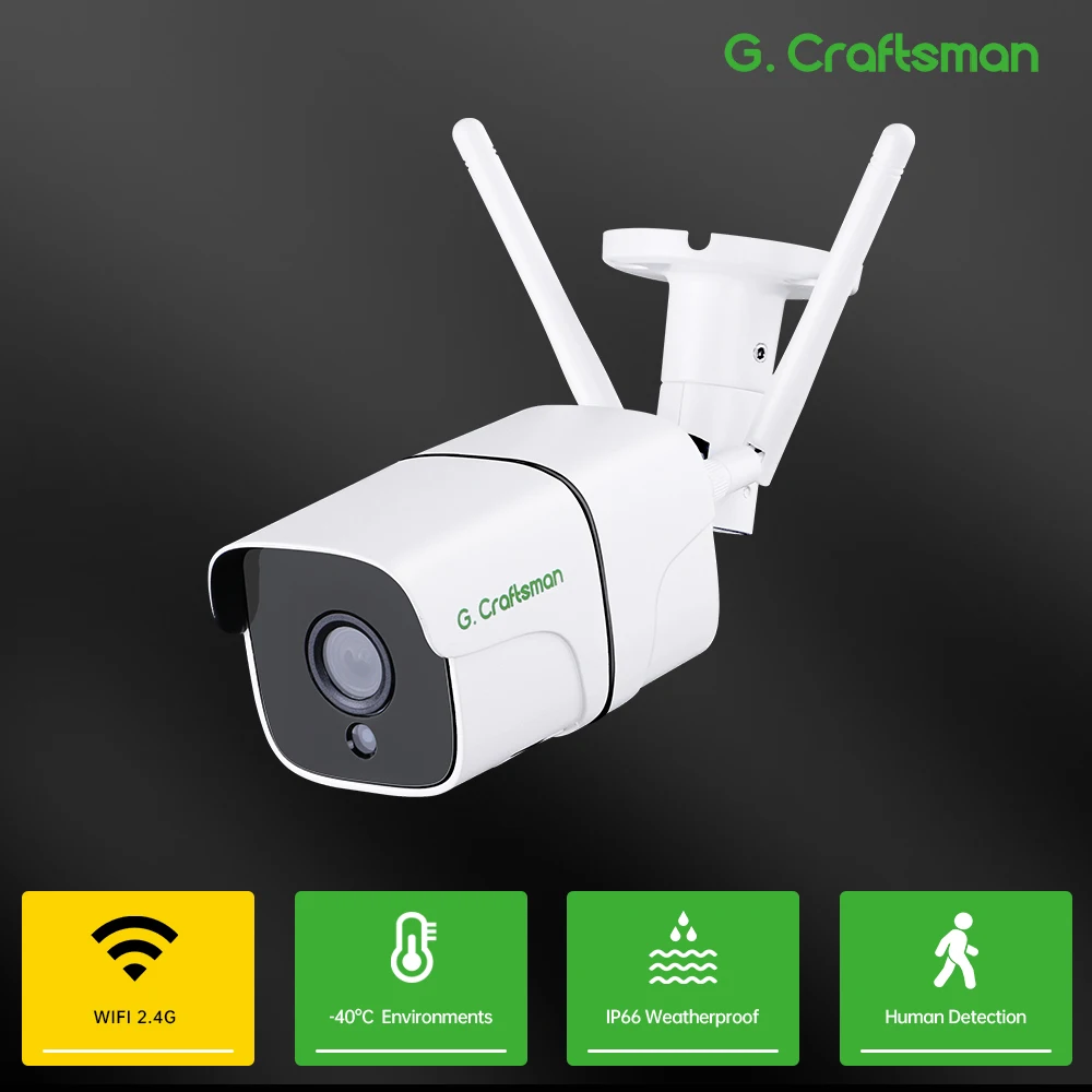 C-C,5MP HD Security with Wireless Connectivity, Audio Recording & Local Storage Surveillance GC-W50AT G.Craftsman
C-C,5MP HD Security with Wireless Connectivity, Audio Recording & Local Storage Surveillance GC-W50AT G.Craftsman