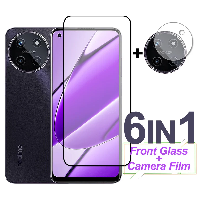 For Realme 11 4G Glass Screen Protector Full Cover Tempered Glass Protective Phone Camera Lens Film On For Realme 11 12 Plus 5G
For Realme 11 4G Glass Screen Protector Full Cover Tempered Glass Protective Phone Camera Lens Film On For Realme 11 12 Plus 5G