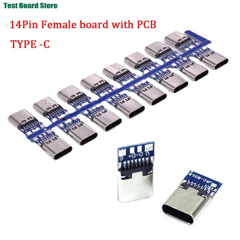 1-10PCS USB 3.1 Type C Connector 14 Pin Female Socket receptacle Through Holes PCB 180 Vertical Shield USB-C1
1-10PCS USB 3.1 Type C Connector 14 Pin Female Socket receptacle Through Holes PCB 180 Vertical Shield USB-C1