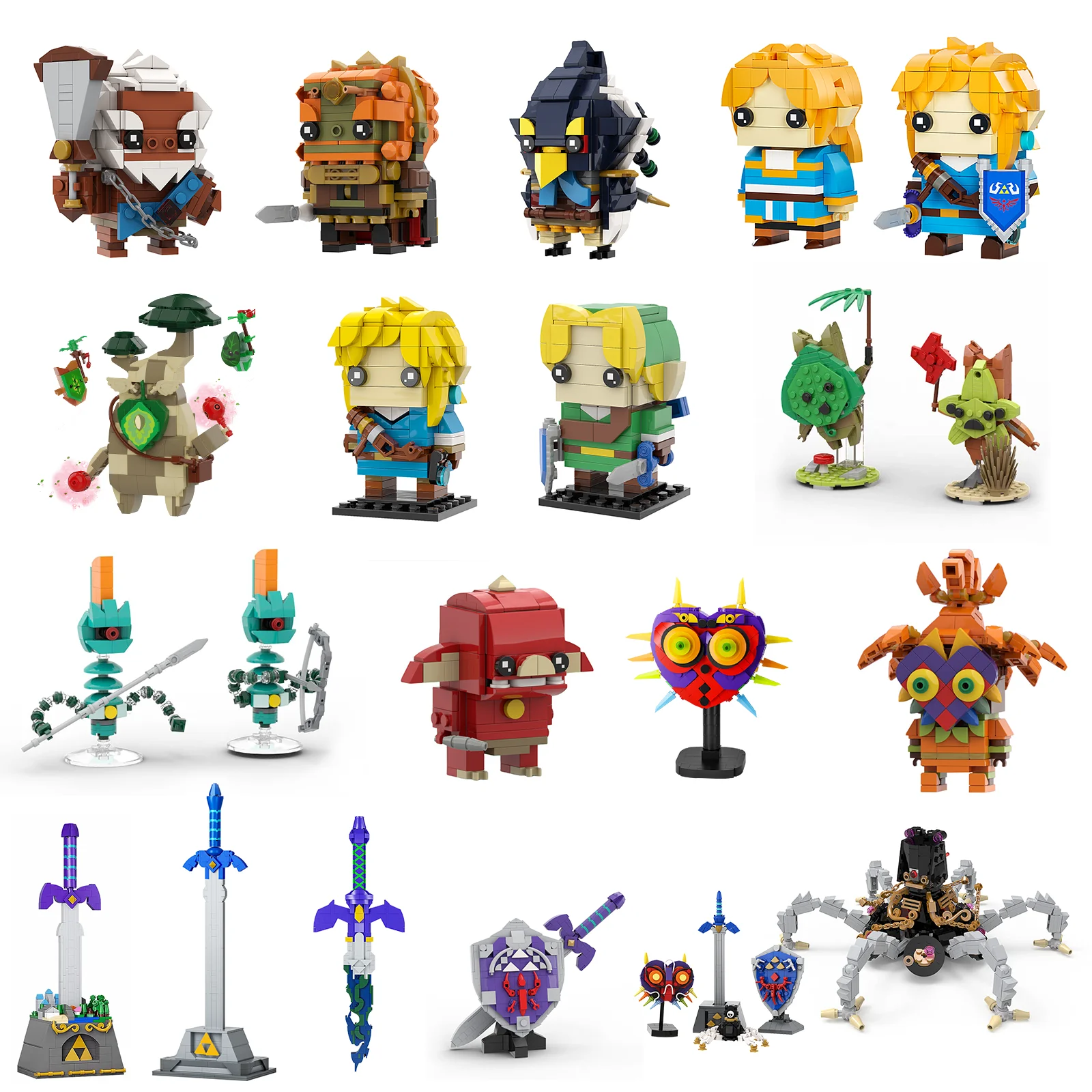 Fantasy Warrior Minifigures Building Blocks Set with 7 Styles including Forest Hero Shadow Boss Eagle Warrior Volcano
Fantasy Warrior Minifigures Building Blocks Set with 7 Styles including Forest Hero Shadow Boss Eagle Warrior Volcano