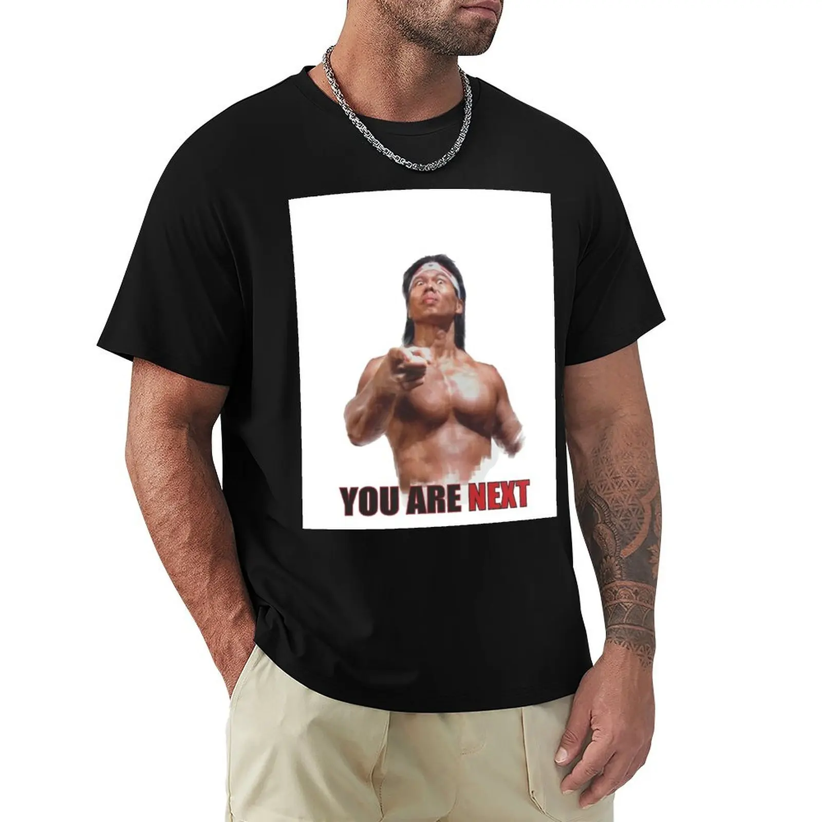 Bolo Yeung Chong Li You Are Next Sketch Bloodsport Classic Movie T-Shirt luxury designer plain Short sleeve tee men
Bolo Yeung Chong Li You Are Next Sketch Bloodsport Classic Movie T-Shirt luxury designer plain Short sleeve tee men