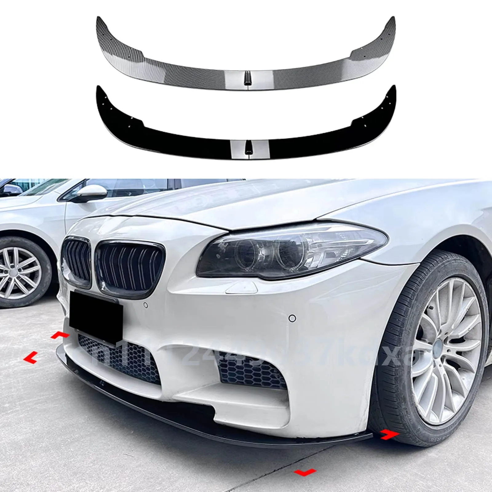 For 2011-2017 BMW 5 Series F10 F11 M5 Front Bumper Protector Lower Blade Splitter Car Styling Front Bumper Lip Spoiler
For 2011-2017 BMW 5 Series F10 F11 M5 Front Bumper Protector Lower Blade Splitter Car Styling Front Bumper Lip Spoiler