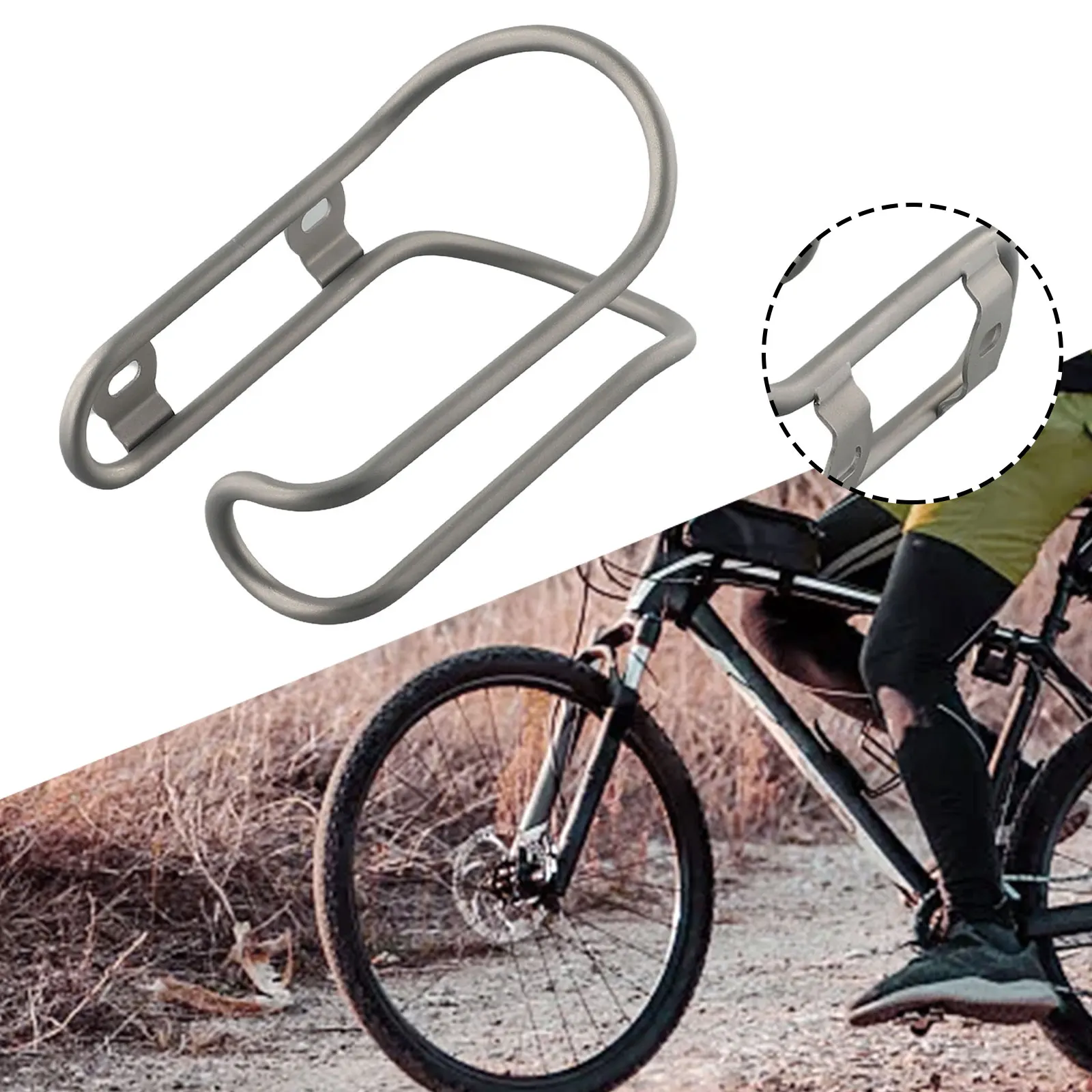 Outdoor Biking Alloy Water Bottle Cage Water Bottle Holder Silver Gray Anti-corrosion Compatible With Various Bikes Firm Fit
Outdoor Biking Alloy Water Bottle Cage Water Bottle Holder Silver Gray Anti-corrosion Compatible With Various Bikes Firm Fit