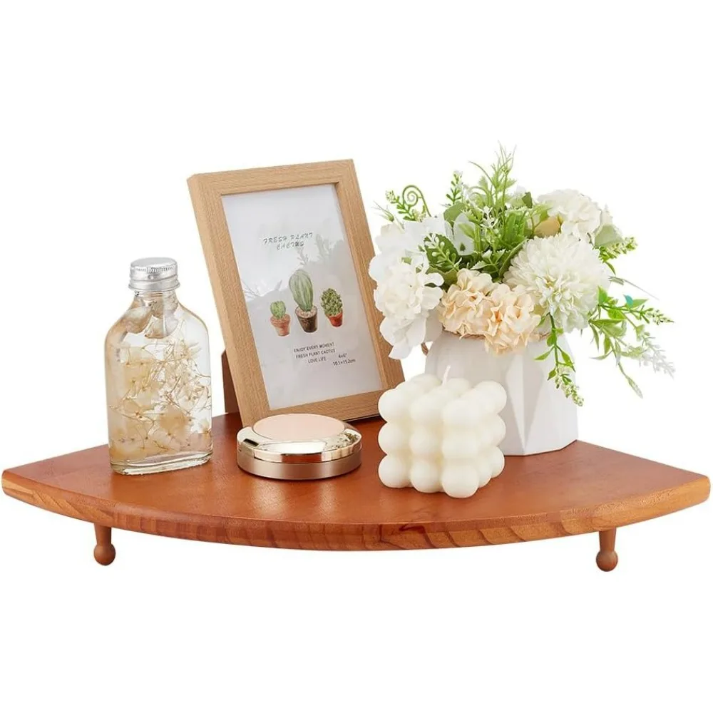 Деревянная угловая полка для стойки 11,8x11,8x1,18 Деревянные стойки в форме веера Шоколадная деревянная угловая полка Угловая стойка 
Деревянная угловая полка для стойки 11,8x11,8x1,18 Деревянные стойки в форме веера Шоколадная деревянная угловая полка Угловая стойка