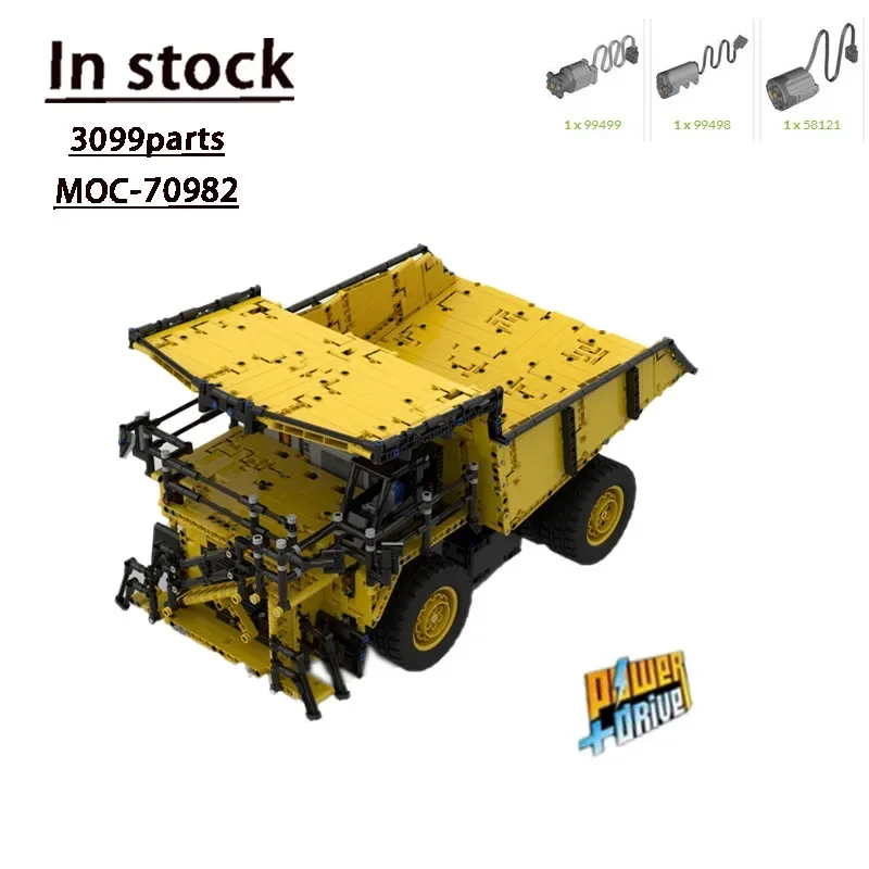 MOC-70982RC Mining Dump Truck Assembly Splicing Building Block Model 3099 Car Parts Building Blocks Children's Birthday Toy Gift
MOC-70982RC Mining Dump Truck Assembly Splicing Building Block Model 3099 Car Parts Building Blocks Children's Birthday Toy Gift