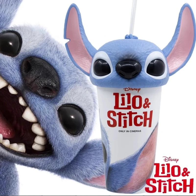 Disney Stitch Character-Shaped Drinkware Set Stitch Plush Design Sippy Cup With Straw Popcorn Bucket Cute Children Gift WaterCup
Disney Stitch Character-Shaped Drinkware Set Stitch Plush Design Sippy Cup With Straw Popcorn Bucket Cute Children Gift WaterCup