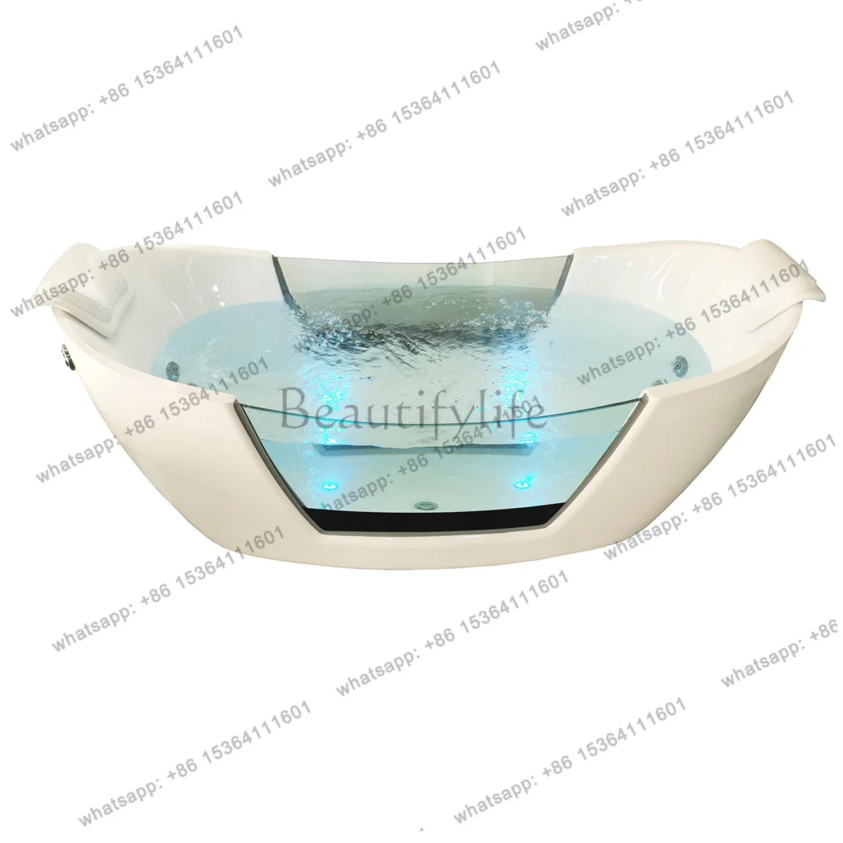 Simple thin-edged freestanding acrylic bathtub Modern Jacuzzi
Simple thin-edged freestanding acrylic bathtub Modern Jacuzzi
