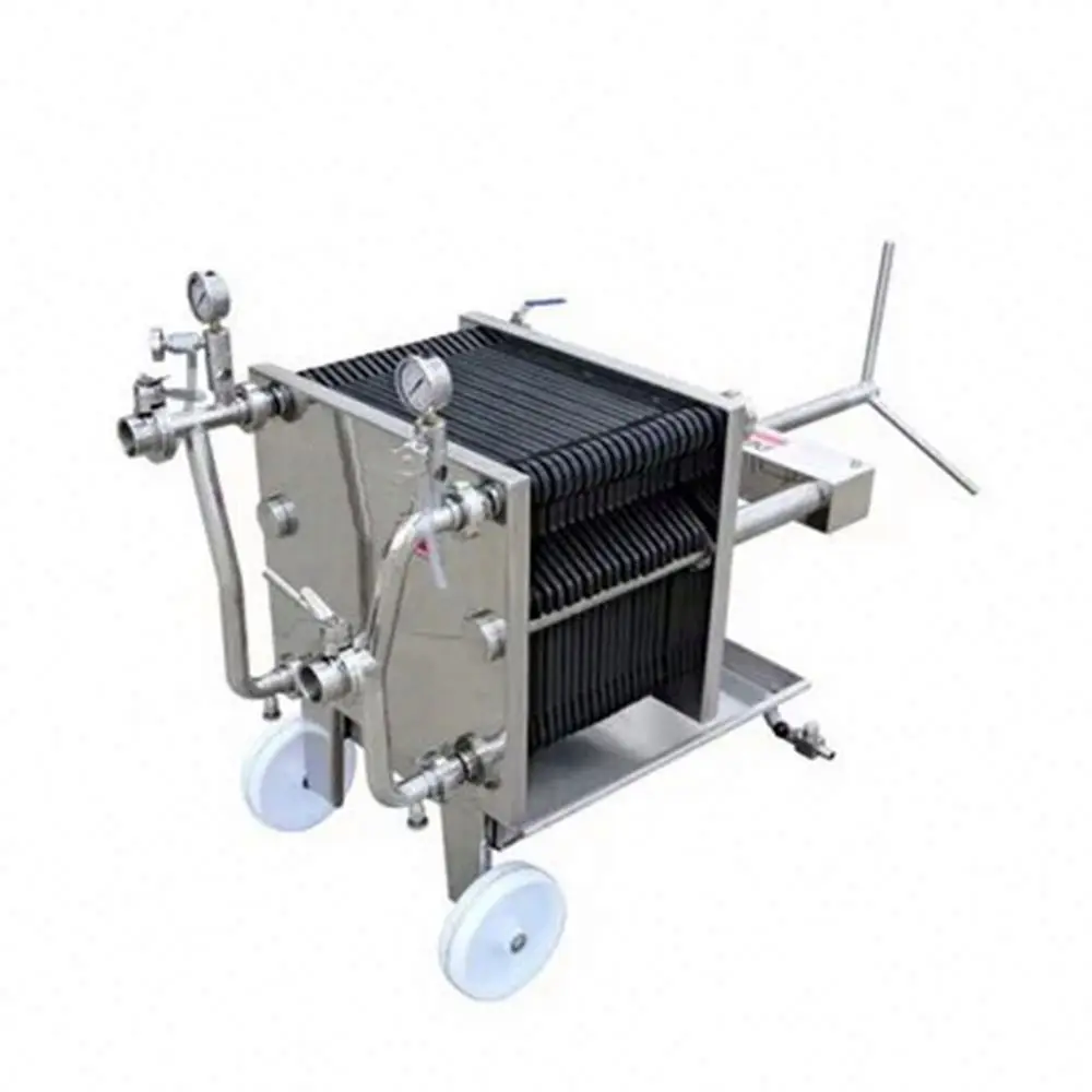 Stainless Steel Fine Plate and Frame Filter Press System Machine for Beer Liquid Oil
Stainless Steel Fine Plate and Frame Filter Press System Machine for Beer Liquid Oil