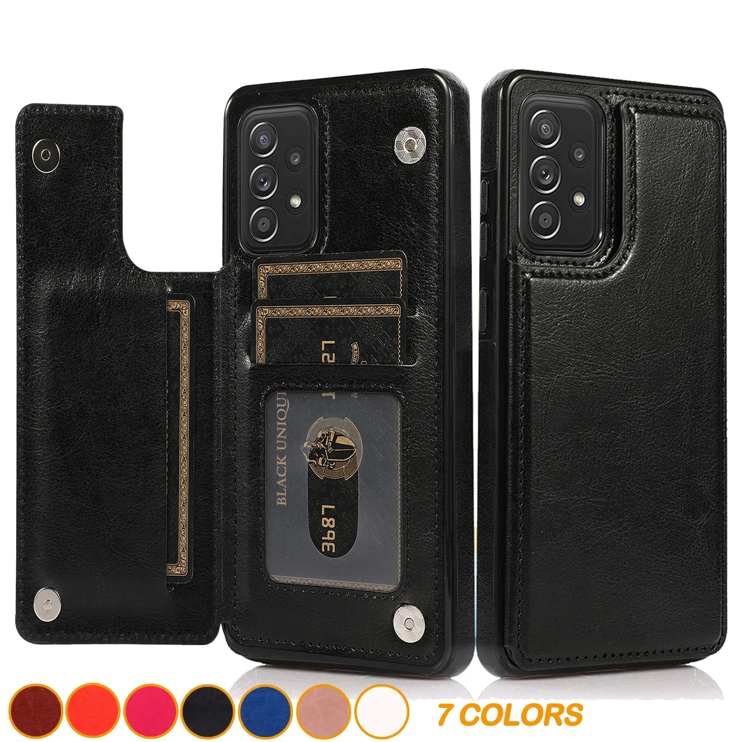 Flip Leather Wallet Case for Samsung Galaxy S21 S20 S23 FE S22 S24 Plus Note 20 Ultra A52S A52 A53 A54 A73 A72 Card Holder Cover
Flip Leather Wallet Case for Samsung Galaxy S21 S20 S23 FE S22 S24 Plus Note 20 Ultra A52S A52 A53 A54 A73 A72 Card Holder Cover