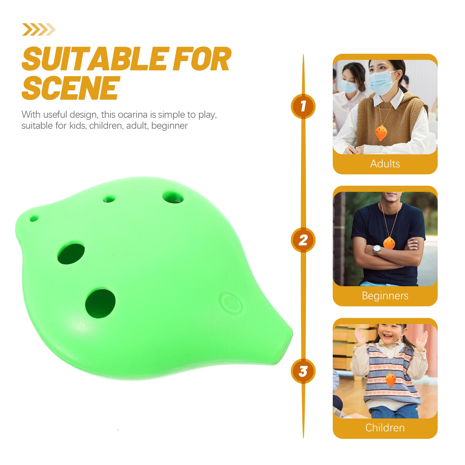 6 Hole Ocarina Resin Musical Instrument For Beginner Kids Adult Portable Small Ocarina Durable Practical Instrument
6 Hole Ocarina Resin Musical Instrument For Beginner Kids Adult Portable Small Ocarina Durable Practical Instrument