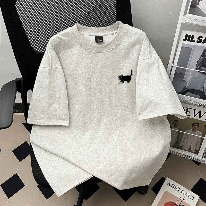 Loose Cotton Short Sleeve T-Shirt Unisex Summer Fashion Sun Protection Clothing Dk Melissa Brand Uva 5% Upf30+
Loose Cotton Short Sleeve T-Shirt Unisex Summer Fashion Sun Protection Clothing Dk Melissa Brand Uva 5% Upf30+