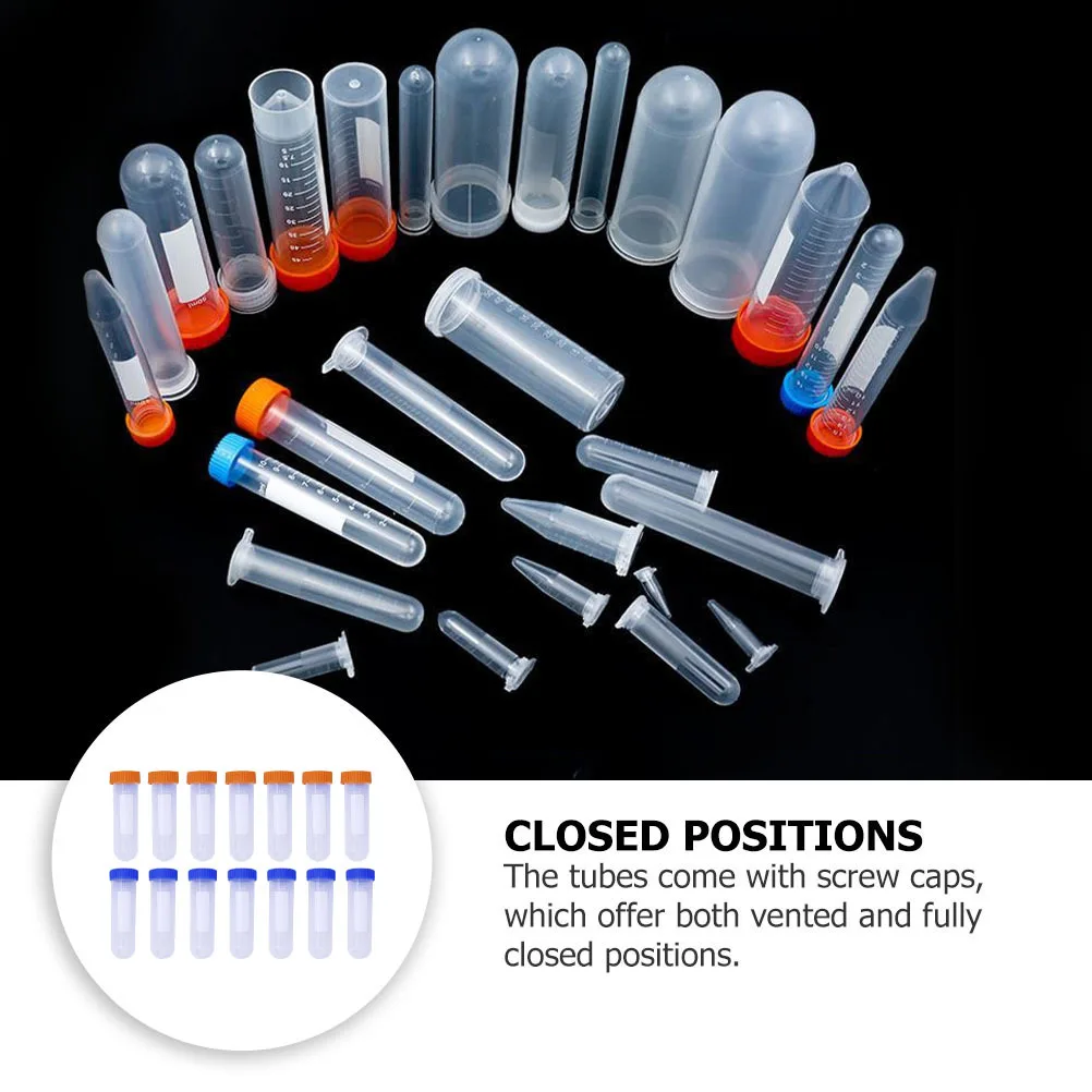 20 Pcs Storage Bottle Lab Test Tubes with Lid Transparent Caps Laboratory Cover Bulk
20 Pcs Storage Bottle Lab Test Tubes with Lid Transparent Caps Laboratory Cover Bulk