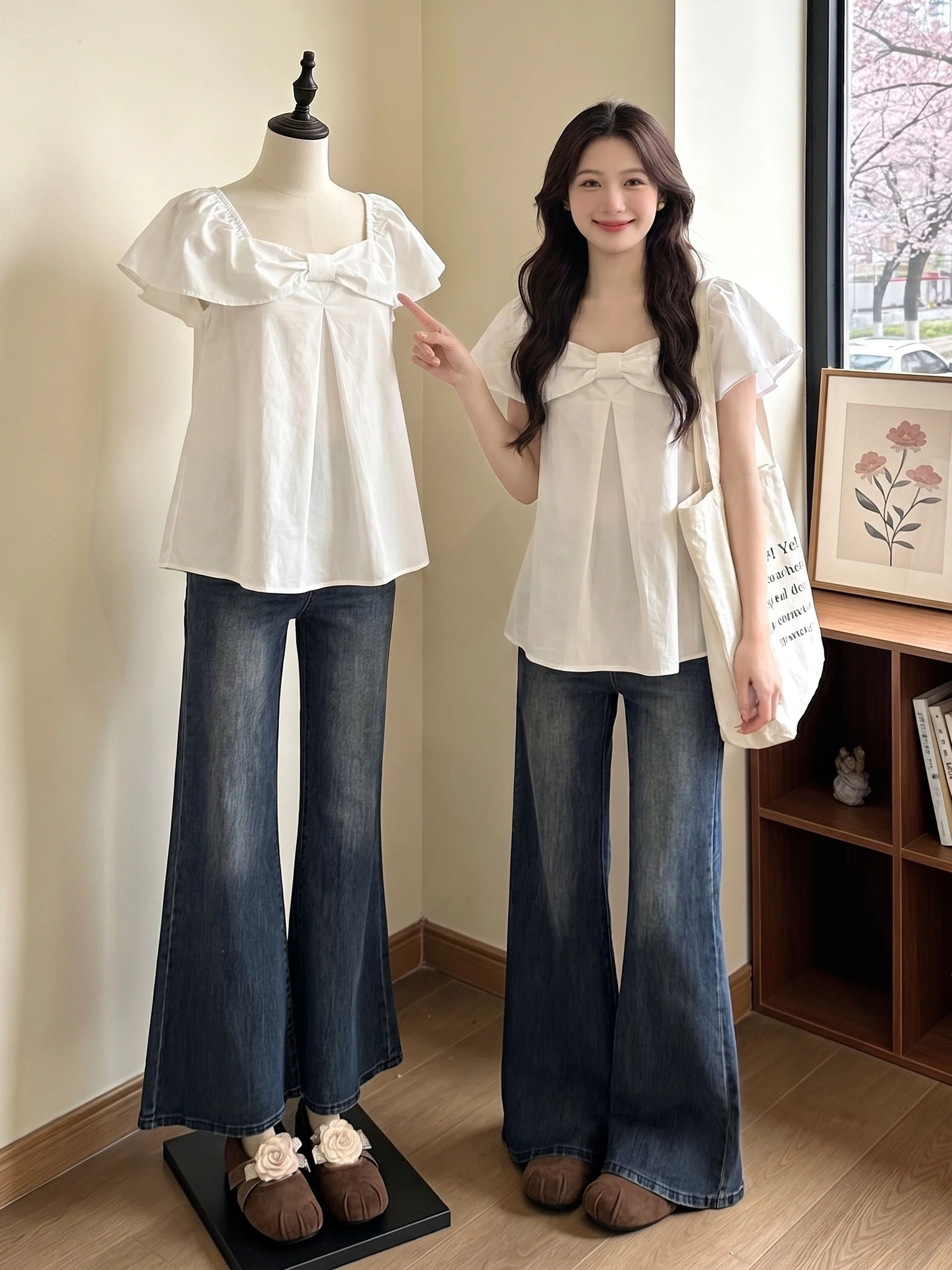 Chic Square Collar Short Sleeve Women's Shirt Korean Style Commute Fashion plus Size Doll Shirt Slimming Top Summer New Arrival
Chic Square Collar Short Sleeve Women's Shirt Korean Style Commute Fashion plus Size Doll Shirt Slimming Top Summer New Arrival