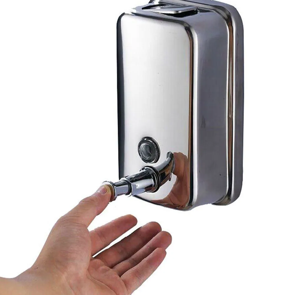 Stainless Steel Soap Dispenser 800Ml Wall Mounted Refillable Liquid Soap Holder For Shampoo Lotion Pump Bathroom Kitchen Use
Stainless Steel Soap Dispenser 800Ml Wall Mounted Refillable Liquid Soap Holder For Shampoo Lotion Pump Bathroom Kitchen Use