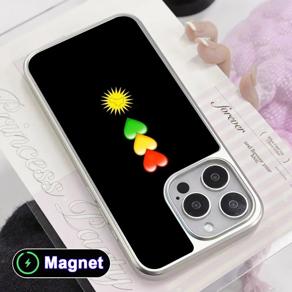 Kurdistan Flag Phone Case for iPhone 17 16 15 14 13 12 11 Air Pro Max Plus Electroplated Silver Magnet Cover
Kurdistan Flag Phone Case for iPhone 17 16 15 14 13 12 11 Air Pro Max Plus Electroplated Silver Magnet Cover