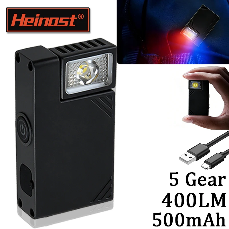 Мини-фонарик EDC Перезаряжаемый через USB-ліхтарик с вращающейся головкой Портативный налобный фонарь с зажимом для ручки с красными и синими аварийными огнями
Мини-фонарик EDC Перезаряжаемый через USB-ліхтарик с вращающейся головкой Портативный налобный фонарь с зажимом для ручки с красными и синими аварийными огнями