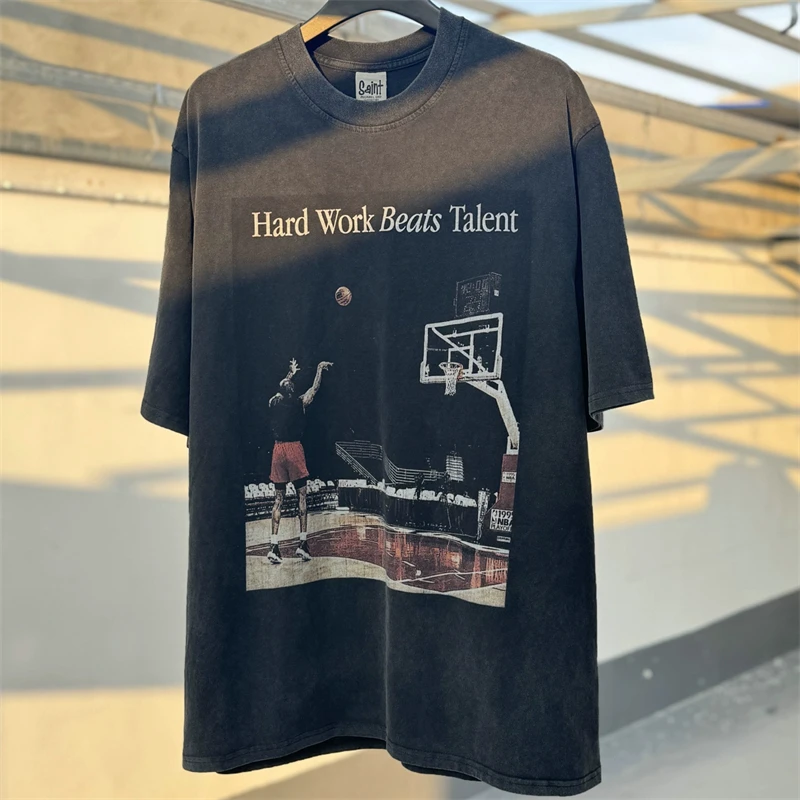 Hard Work Beats Talent SAINT Washed Black T-Shirts Best Quality Vintage T Shirt Tee Tops Unisex
Hard Work Beats Talent SAINT Washed Black T-Shirts Best Quality Vintage T Shirt Tee Tops Unisex