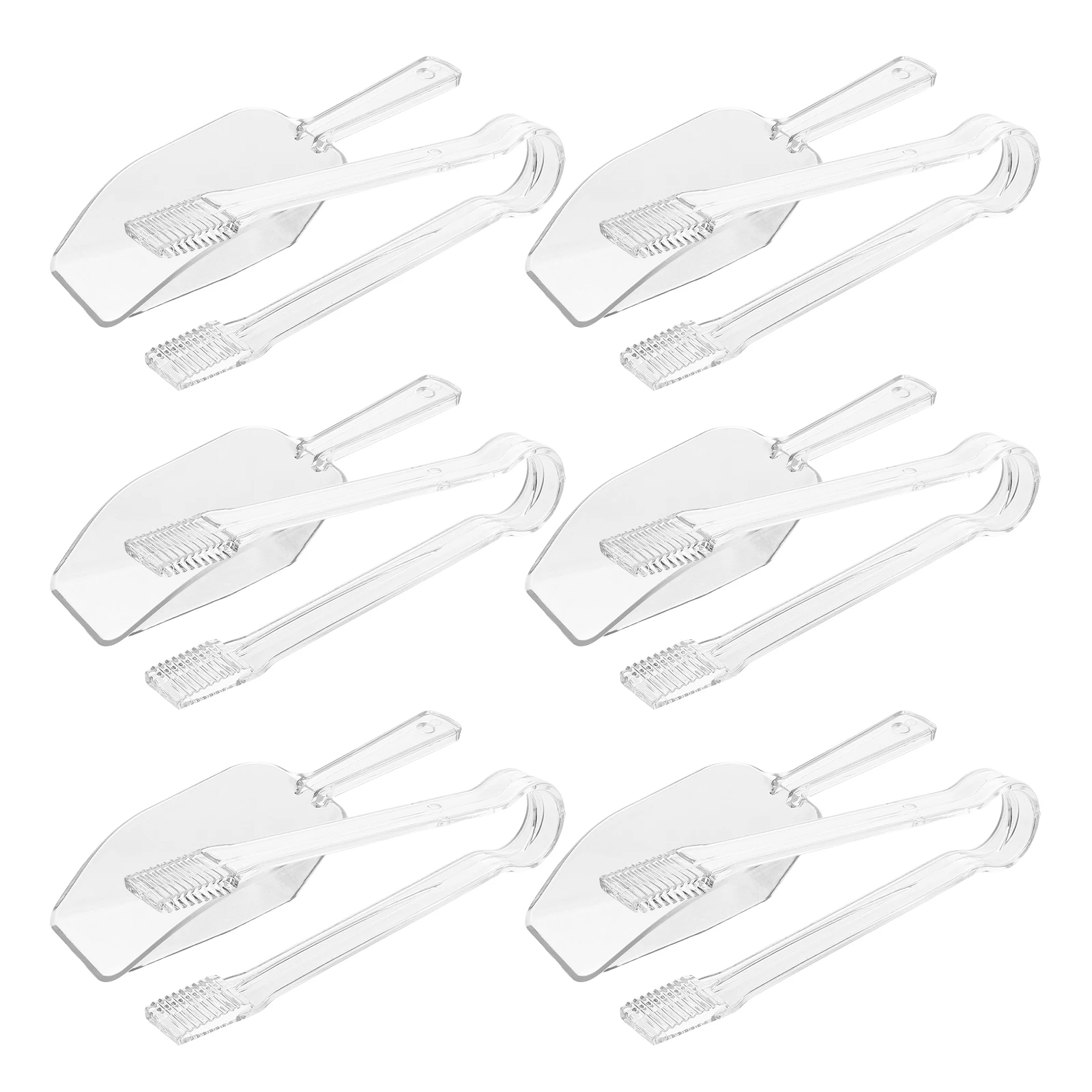 12Pcs Mini Ice Tongs and Scoops Space Saving Short Handle Tongs for Ice Shovel Sugar Flour Coffee Beans Food Serving
12Pcs Mini Ice Tongs and Scoops Space Saving Short Handle Tongs for Ice Shovel Sugar Flour Coffee Beans Food Serving