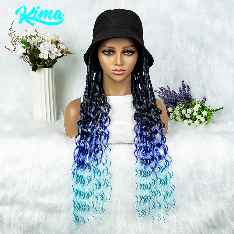 24 Inch Braided Wigs With Bucket Hat Synthetic Gradient Braiding Hair Machine Made Afro Dreadlocks Curly Hair Wig
24 Inch Braided Wigs With Bucket Hat Synthetic Gradient Braiding Hair Machine Made Afro Dreadlocks Curly Hair Wig