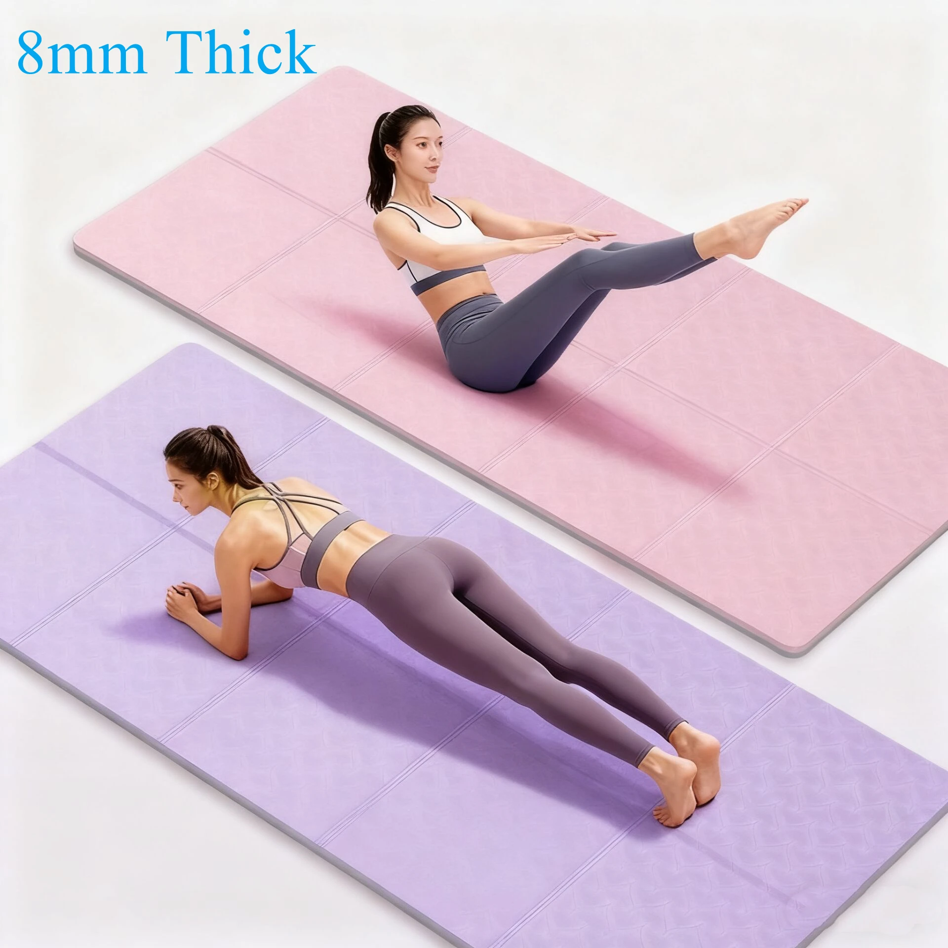 Folding Yoga Mat Thickened By 8MM Fitness Exercise Adult and Children's Home Anti-slip Skipping Rope Outdoor Midday Rest Mat
Folding Yoga Mat Thickened By 8MM Fitness Exercise Adult and Children's Home Anti-slip Skipping Rope Outdoor Midday Rest Mat
