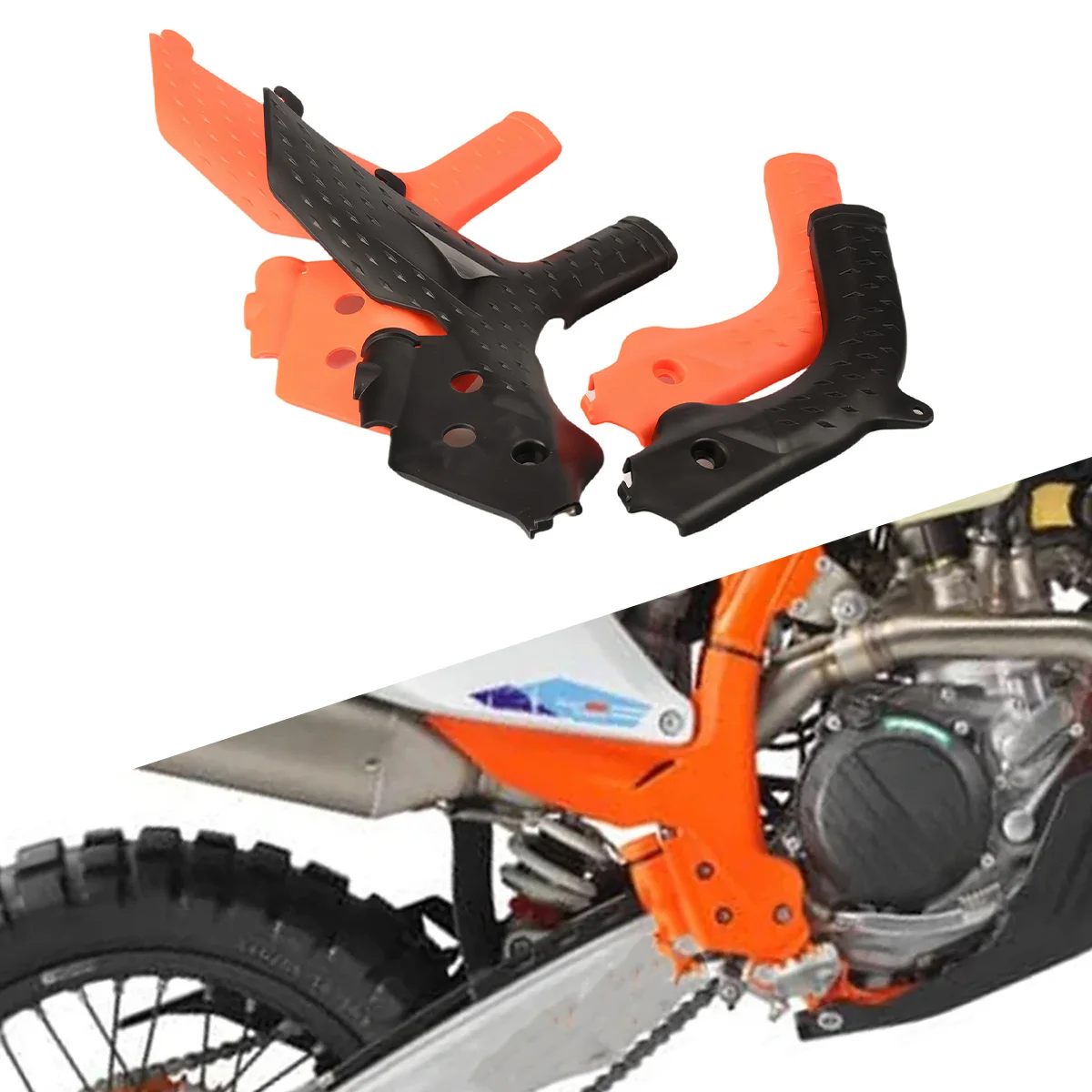 For KTMSX/SX-F/XC/XC-F 125-450 2019-2022 EXC/EXC-F/XC-W/XCF-W 125-500 2020-2023 Motorcycles Frame Cover Body Guard Protector
For KTMSX/SX-F/XC/XC-F 125-450 2019-2022 EXC/EXC-F/XC-W/XCF-W 125-500 2020-2023 Motorcycles Frame Cover Body Guard Protector