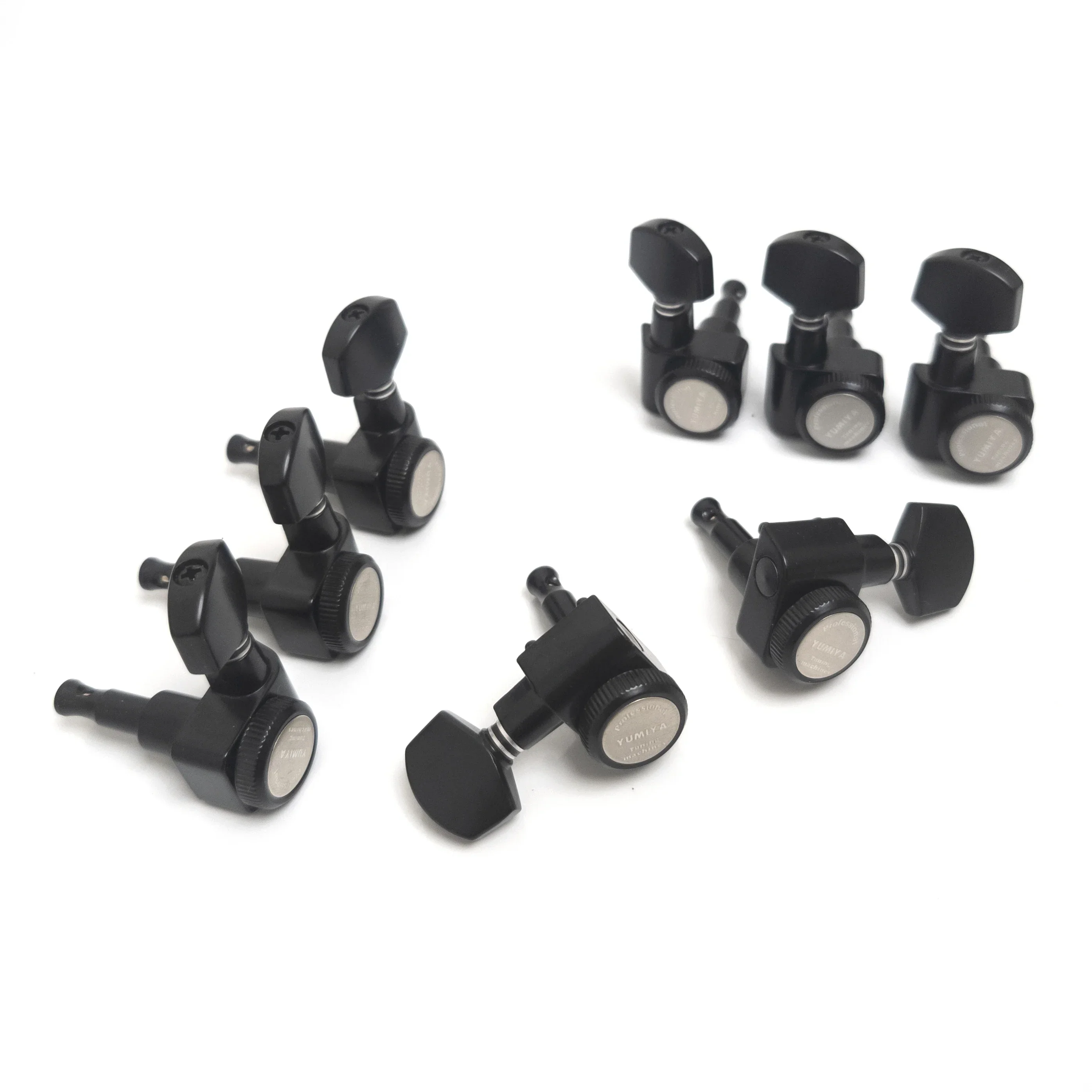 Guitar Locking Tuners 4L4R Lock String Tuning Pegs Machine Heads for Electric Guitars Available in Chrome and Matte Black
Guitar Locking Tuners 4L4R Lock String Tuning Pegs Machine Heads for Electric Guitars Available in Chrome and Matte Black